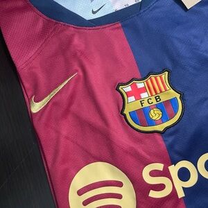 Nike FC Barcelona Home Jersey size S - Red and Blue